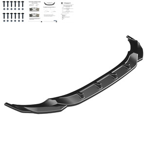 Front Splitter Gloss Black - VW VOLKSWAGEN Tiguan MK2 R / R-Line Facelift 2020+ with ABE TÜV