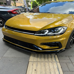 Front Splitter Gloss Black - VW VOLKSWAGEN Golf MK7.5 R 2017-2020 with ABE TÜV