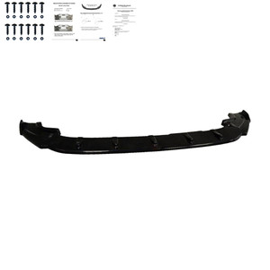 Front Splitter Gloss Black - VW VOLKSWAGEN Golf MK7.5 R 2017-2020 with ABE TÜV