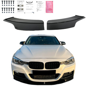Front Flaps Gloss Black - BMW 3 Series F30 M-Pack 2012-2019 with ABE TÜV