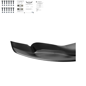 Front Splitter Gloss Black - BMW M3 E92 Coupe / E93 Convertible 2007-2013 with ABE TÜV