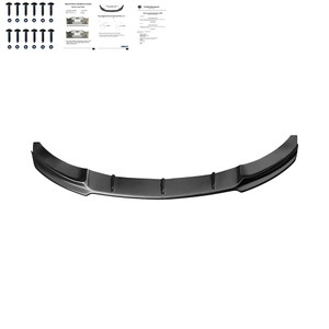 Front Splitter Gloss Black - BMW 4 Series F32 / F33 / F36 M-Pack 2013-2019 with ABE TÜV