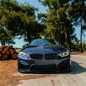 Front Splitter Gloss Black - BMW M3 F80 / M4 F82 2014-2021 with ABE TÜV