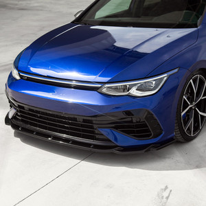 Front Splitter Gloss Black - VW VOLKSWAGEN Golf MK8 R 2020-2024 with ABE TÜV