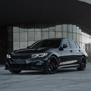 Front Splitter Gloss Black - BMW 3 Series G20-G21 M-Pack 2018-2022 with ABE TÜV