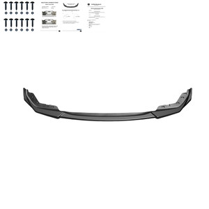 Front Splitter Gloss Black - BMW 3 Series G20-G21 M-Pack 2018-2022 with ABE TÜV