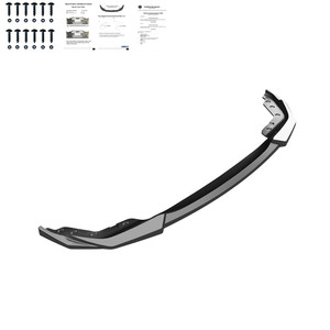 Front Splitter Gloss Black - BMW 3 Series G20-G21 M-Pack 2018-2022 with ABE TÜV