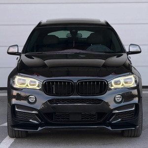 Front Splitter Gloss Black - BMW X6 M-Pack F16 2014-2019 with ABE TÜV
