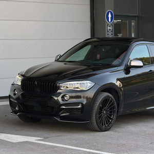 Front Splitter Gloss Black - BMW X6 M-Pack F16 2014-2019 with ABE TÜV