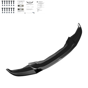 Front Splitter Gloss Black - BMW X6 M-Pack F16 2014-2019 with ABE TÜV