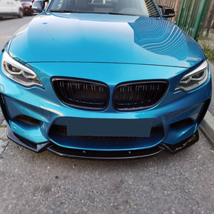 Front Splitter Gloss Black - BMW M2 Series F87 2016-2020 with ABE TÜV