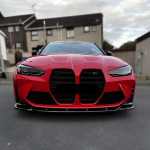 Front Splitter Gloss Black - BMW M4 Series G82 / M3 Series G80 2021+ with ABE TÜV