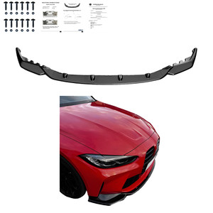 Front Splitter Gloss Black - BMW M4 Series G82 / M3 Series G80 2021+ with ABE TÜV