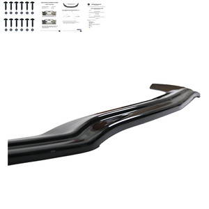 Front Splitter Gloss Black - MERCEDES C Class W205 C43 AMG Sedan-Estate 2016-2018 with ABE TÜV