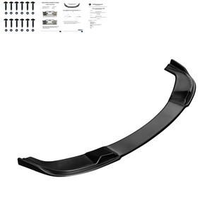 Front Splitter Gloss Black - BMW 5 Series E60 E61 M-Pack 2003-2010 with ABE TÜV