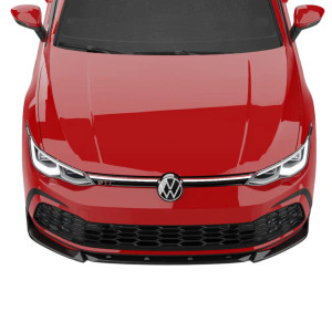 Front Lip Spoiler Gloss Black for VW Golf Mk8 GTI / GTE / GTD / R-Line