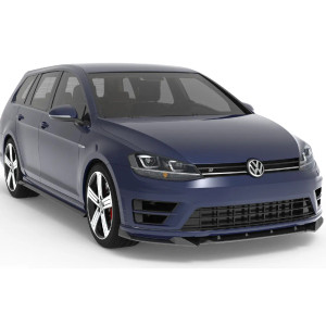 Front Lip Spoiler Gloss Black for VW Golf Mk7 R