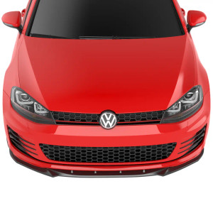 Front Lip Spoiler Gloss Black for VW Golf  Mk7 GTI