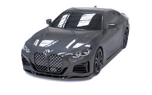 Front Lip Spoiler Gloss Black for BMW 4 Series Coupe (G22/G23) M-Pack