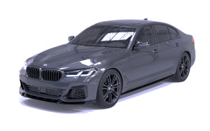 Front Lip Spoiler Gloss Black for BMW 5 Series G30 Facelft M-Pack