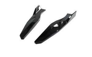 Rear Side Splitter Gloss Black (2 pcs) for Audi S6 C8 / C8 Facelift Sedan & Avant