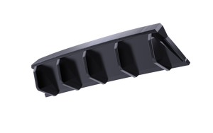 Rear Diffuser Gloss Black for VW Tiguan Mk2 R-Line