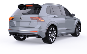 Rear Diffuser Gloss Black for VW Tiguan Mk2 R-Line