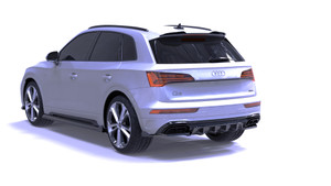 Rear Diffuser Gloss Black for Audi SQ5 / Q5 S-Line SUV / Sportback Mk2 Facelift