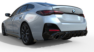 Rear Diffuser Gloss Black for BMW 4 Series G26 Gran Coupé