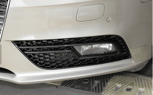 AUDI HONEYCOMB BLACK SIDE MESH FOG LIGHT GRILLES | (2013-2016) B8.5 A4 - EuroSport Tuning