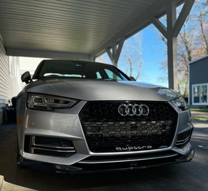 Audi RS4 Honeycomb Front Grille - Black | (2017-2019) B9 A4/S4 - EST-14-137