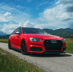 Audi RS4 Honeycomb Front Grille - Black | (2017-2019) B9 A4/S4 - EST-14-137