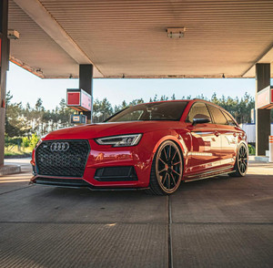 Audi RS4 Honeycomb Front Grille - Black | (2017-2019) B9 A4/S4 - EST-14-137
