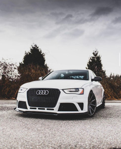 Audi RS4 Honeycomb Front Grille - Black | (2013-2016) B8.5 A4/S4 - EST-14-147