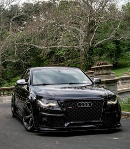 Audi RS4 Honeycomb Front Grille - Black | (2009-2012) B8 A4/S4 - EST-14-150