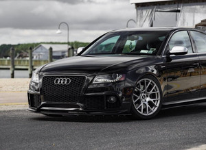 Audi RS4 Honeycomb Front Grille - Black | (2009-2012) B8 A4/S4 - EST-14-150
