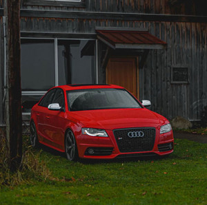 Audi RS4 Honeycomb Front Grille - Black | (2009-2012) B8 A4/S4 - EST-14-150