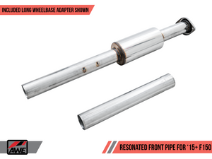 AWE Resonated Performance Mid Pipe for 15+ F-150
