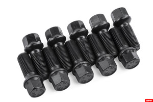 LUG BOLTS, 13MM BALL SEAT, 30MM, Black