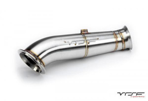 VRSF Brushed 4.0" Catless N55 Downpipe Upgrade for 2012 - 2018 BMW M135i, M235i, M2, 335i & 435i F20/F21/F22/F30/F32/F33/F87