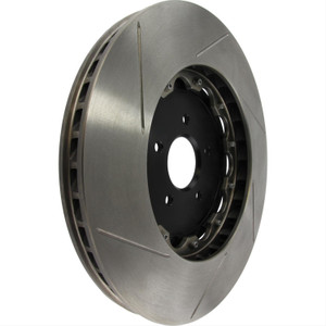 StopTech AeroRotor 2 Piece Black Hat Zinc Coated Rotor Slotted; Front Left | 129.34164.33