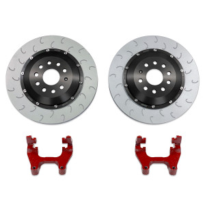 2-PIECE FLOATING REAR BRAKE ROTOR 350MM UPGRADE FOR MQB VW & AUDI