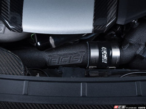 B9 S4 Post Throttle Valve Charge Pipe Kit - Wrinkle Black