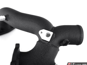 B9 S4 Post Throttle Valve Charge Pipe Kit - Wrinkle Black