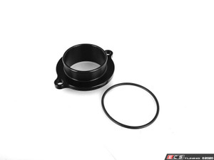 B9 S4 Post Throttle Valve Charge Pipe Kit - Wrinkle Black