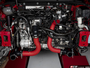 MK7 Front Mount Intercooler Kit - With Red ECS Charge Pipes