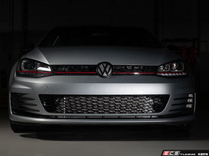 MK7 Front Mount Intercooler Kit - With Black ECS Charge Pipes