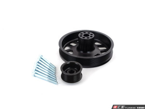 Audi 3.0T Performance Dual Pulley Upgrade Kit With ECS Performance Kevlar Reinforced Supercharger Belt