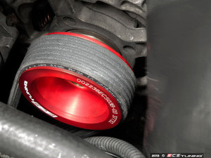 Light Weight Alternator Pulley Red Anodized
