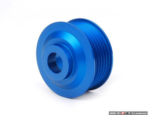 Light Weight Alternator Pulley Blue Anodized